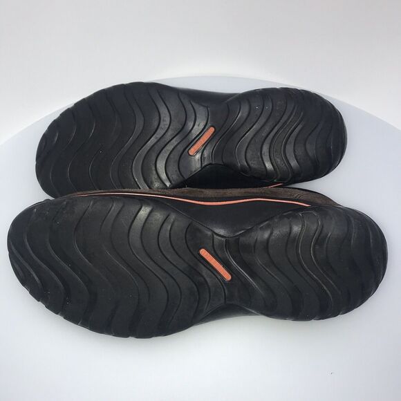 Lands End Hiking‎ Slip On Shoe Womens Dark Brown Suede Zip Bootie Outdoor SZ 6B - Picture 10 of 11